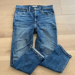 Madewell Roadtripper Slim Boy Jeans SZ 29 Medium Wash Denim High Rise